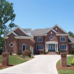 Brick custom homes