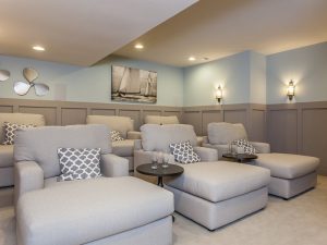 Liberty Ridge Basement Media Room